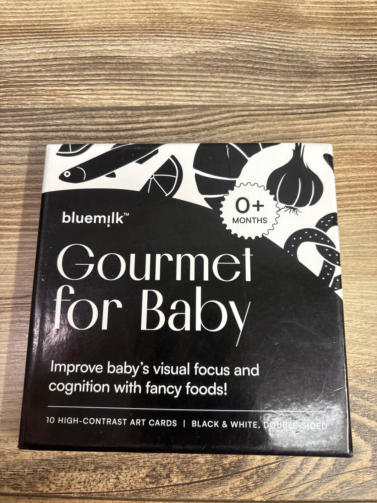 Bluemilk Gourmet High Contrast Flashcards 10pk