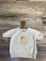 NEW Rabbit Bear Knitted Lemon Sweater Cream sz 0-3m