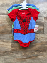 NEW Marvel 3pk Superhero Bodysuits Blue sz 6/9m
