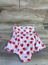 First Impressions Strawberry Bodysuit Dress Pink sz 18m