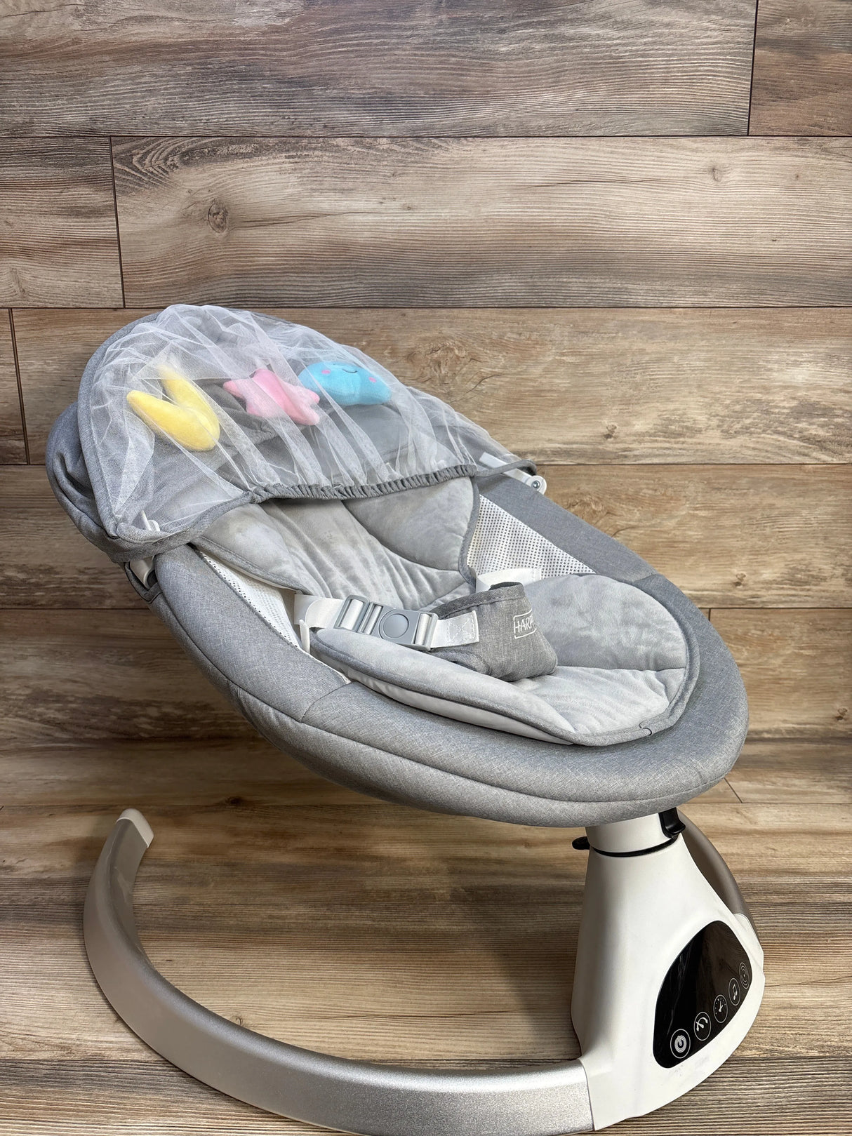 HARPPA Electric Baby Swing with Remote Control, Grey