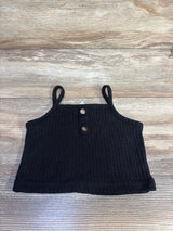 Shein Cropped Tank Top Black sz 4T