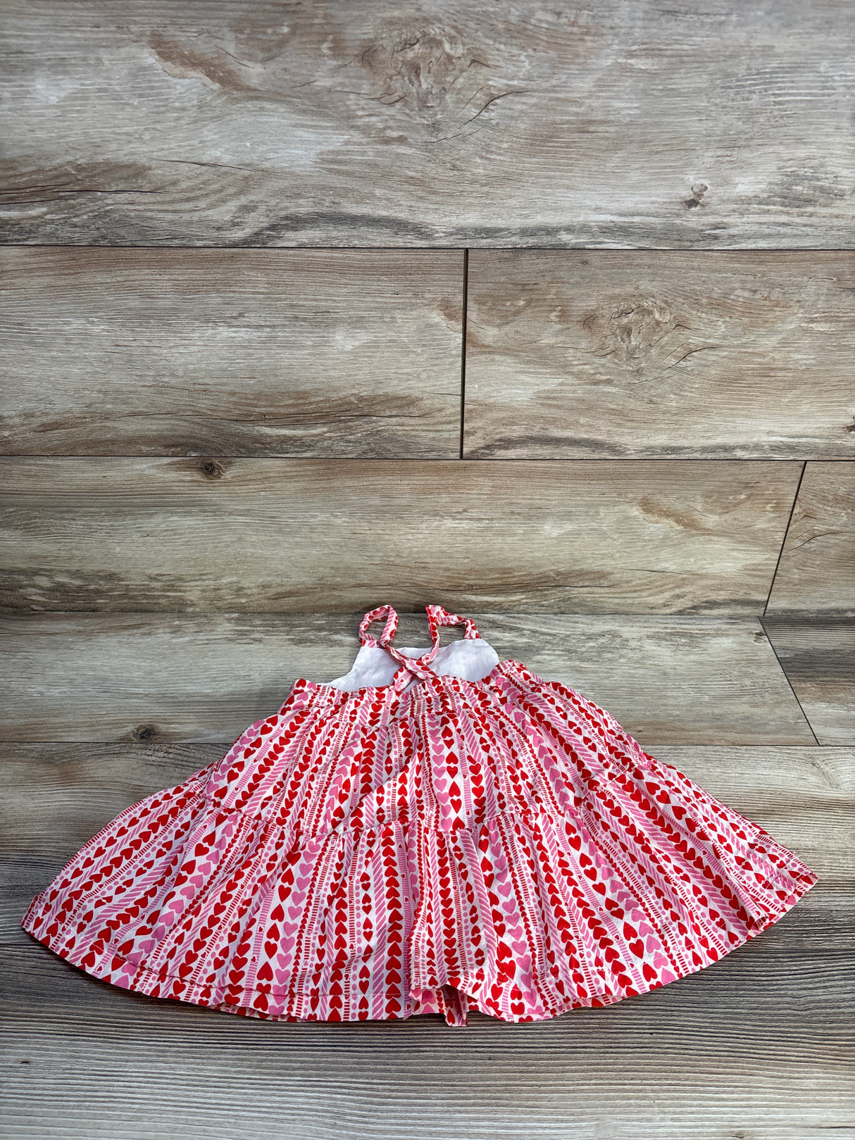 Cat & Jack Heart Print Dress Pink sz 18m