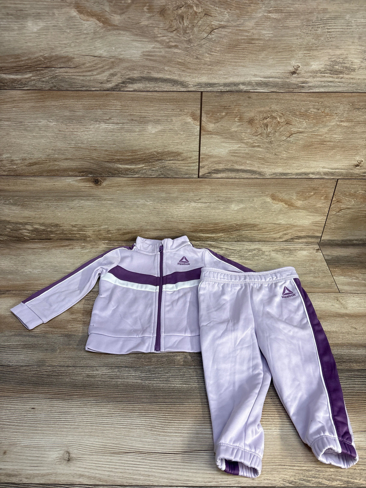 NEW Reebok Orchid Hush 2pc Tracksuit sz 12m