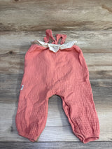 Rabbit + Bear Muslin Romper Pink sz 6-9m - Me n Mommy To Be