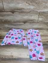 Just One You 2pc Desert Print Pajama Set Purple sz 5T