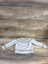 Tommy Bahama Fair Isle Christmas Sweater Beige sz 12m