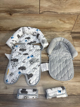 Goldbug Duo Car Seat Head Support + Matching Strap Covers