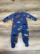 Carter's Dino Sleeper Blue sz 3m