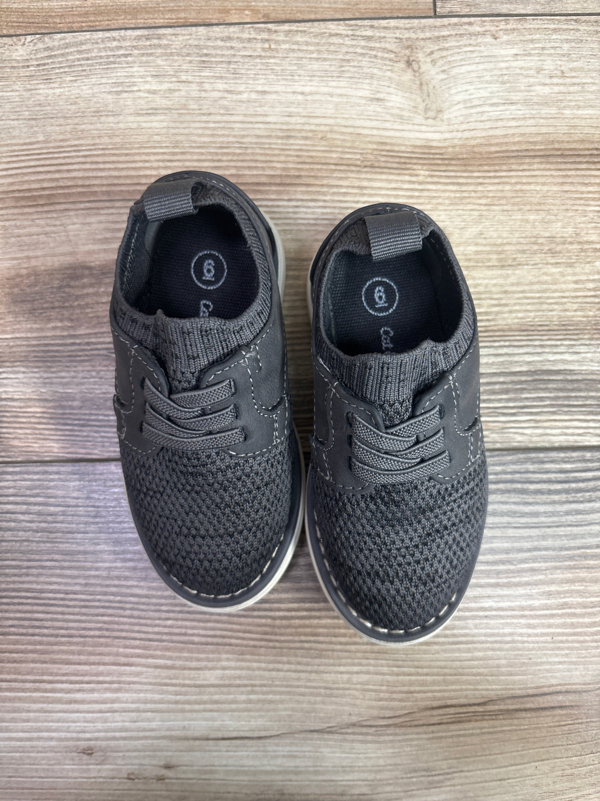 Cat & Jack Shane Knit Dress Shoes Grey sz 6c