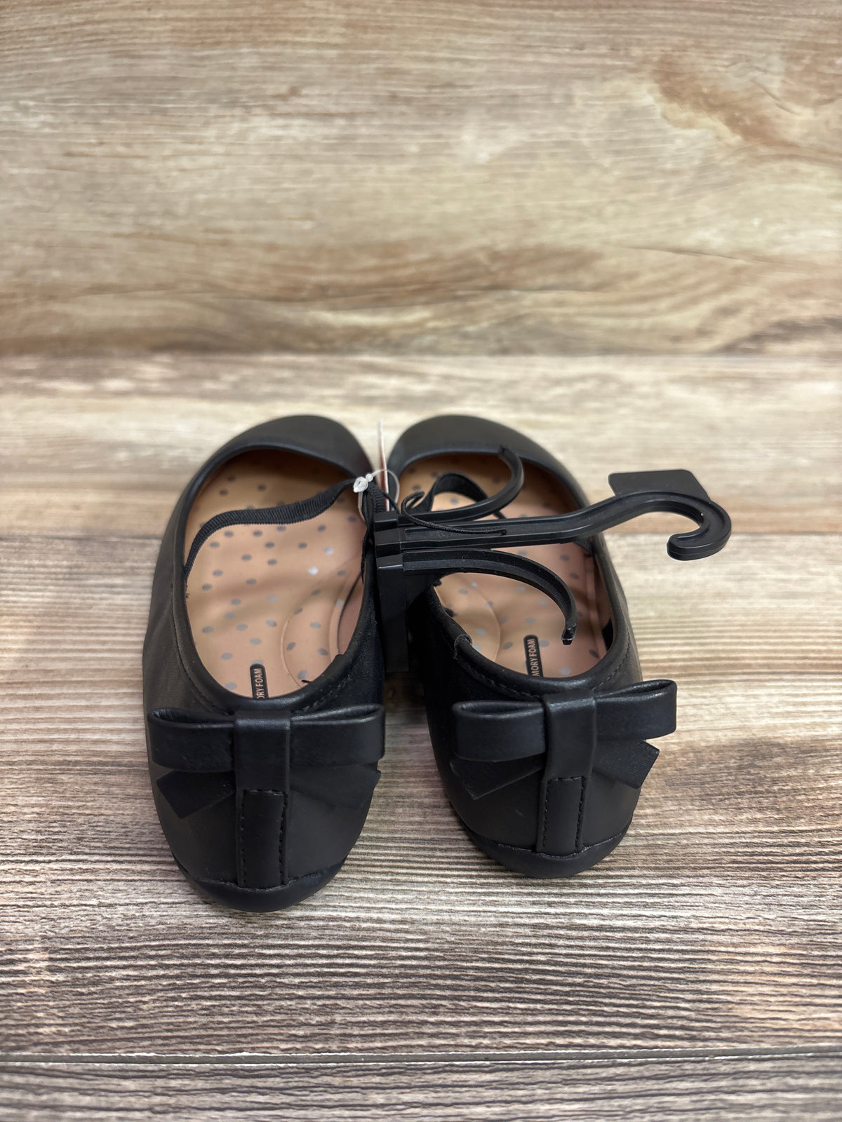 NEW Wonder Nation Ballet Flats Black sz 12c