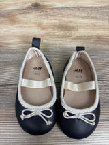 H&M Mary Jane Ballet Flats Black sz 3/4c
