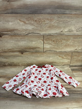 Cynthia Rowley Apple Peplum Shirt White sz 4T
