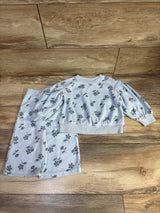 Cat & Jack 2pc Floral Sweatshirt & Joggers Set Blue sz 18m