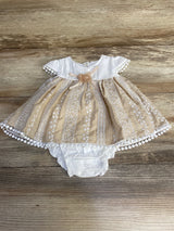 Babydola Embroidered Bodysuit Dress White sz 3m - Me n Mommy To Be