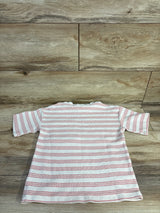 H&M Striped Thermal Long Sleeve Shirt White sz 5-6