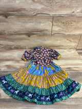 Matilda Jane Paint By Numbers Floral Horse Trim Dress sz 2T - Me n Mommy To Be