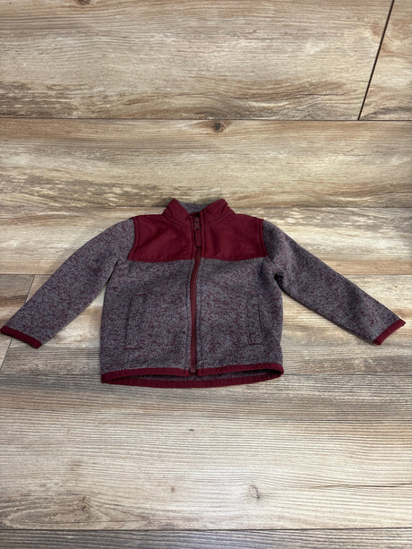 Children's Place Fleece Trail Jacket Red sz 18-24m - Me n Mommy To Be
