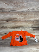 Carter's Halloween Shirt Orange sz 12m
