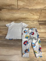 Disney Pixar Toy Story 2pc Pajama Set Grey sz 12m