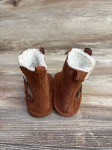 Rising Star Soft Sole Booties Brown sz 2/3c