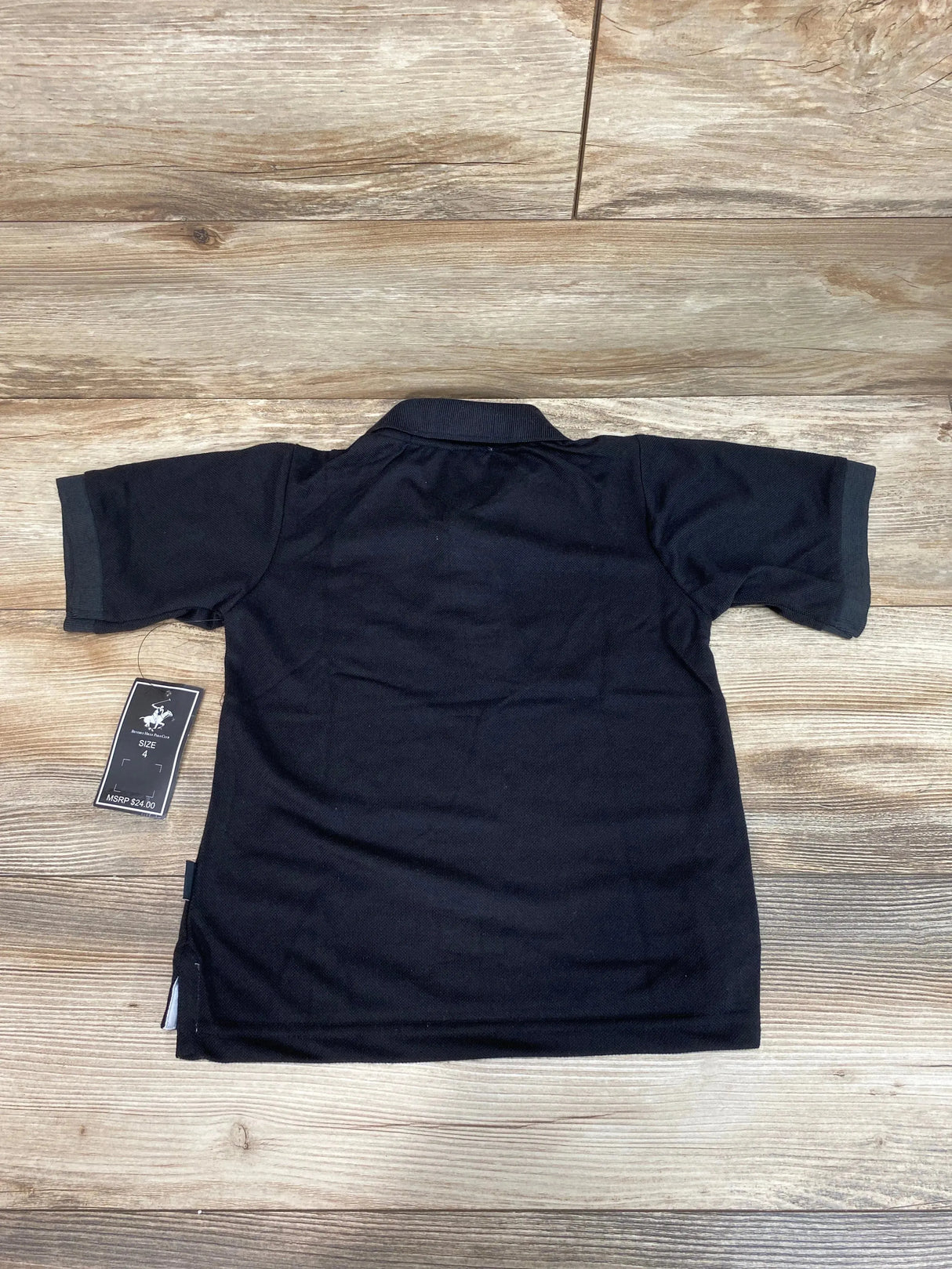 NEW Beverly Hills Polo Club Polo Shirt Black sz 4T