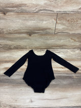 Stelle Gymnastics Long Sleeve Leotard Black sz 2/3T