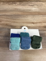 NEW Cloud Island 5pk Crew Socks sz 0-3m