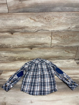 Appaman Greige Plaid Flannel Shirt Grey sz 4T