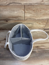 Stroller Society Cotton Rope Diaper Caddy Basket