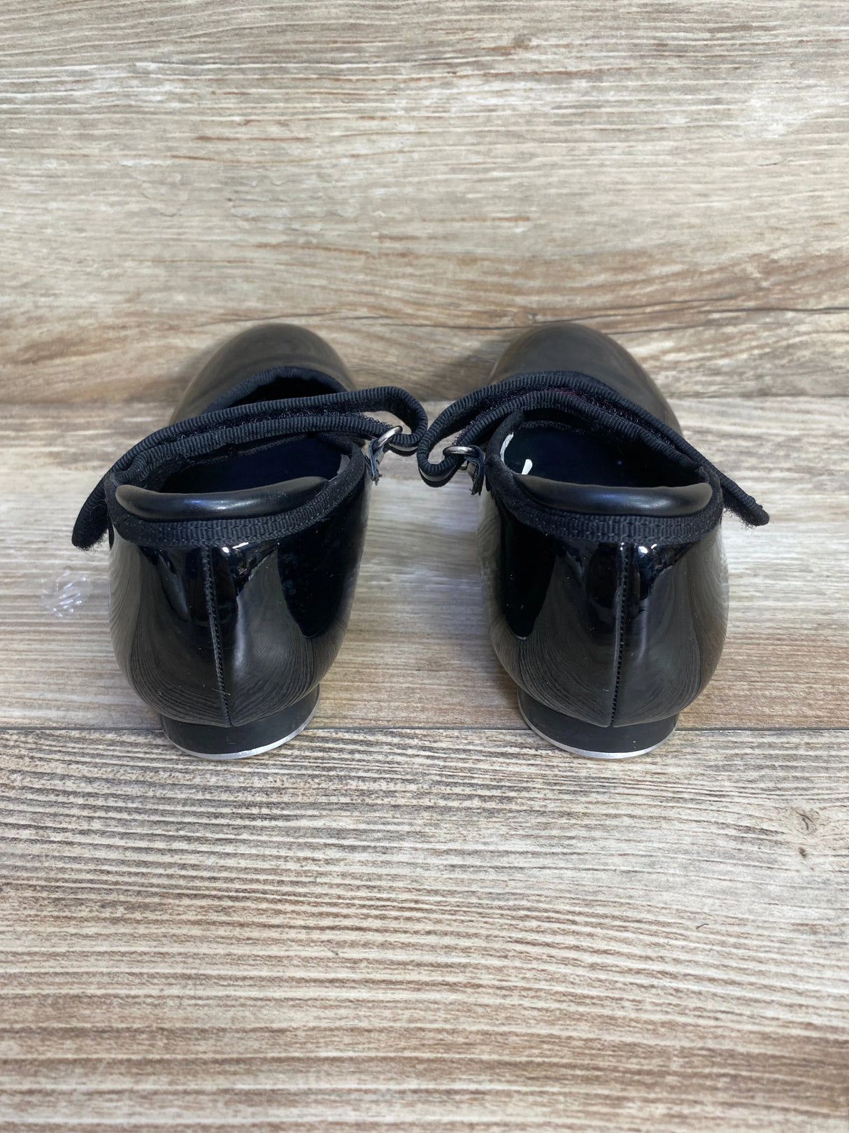 Danskin Girls' Tap Dance Shoes Black sz 12c