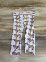 Kate Quinn Bamboo Unicorn Pants Pink sz 12-18m