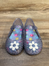 Wonder Nation Jelly Flat Sandals Purple sz 8c