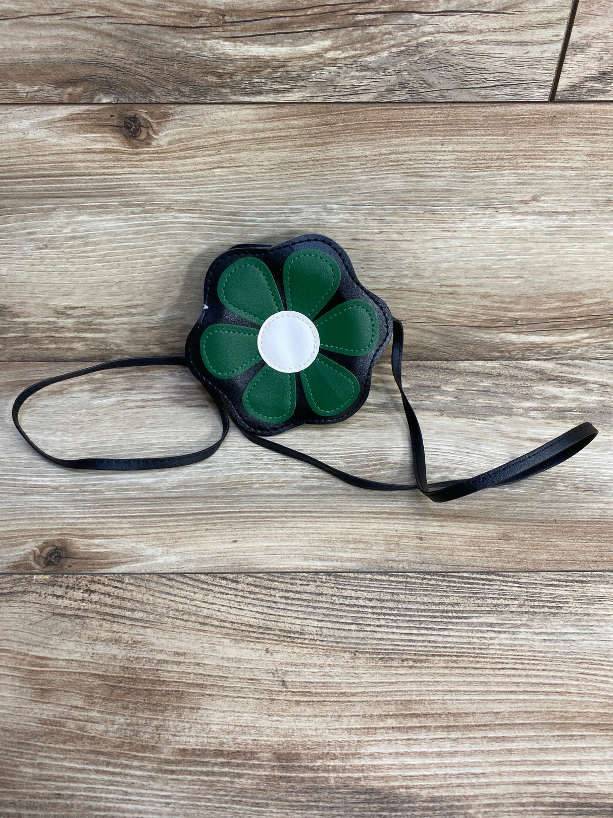 Green Flower Small Crossbody Purse