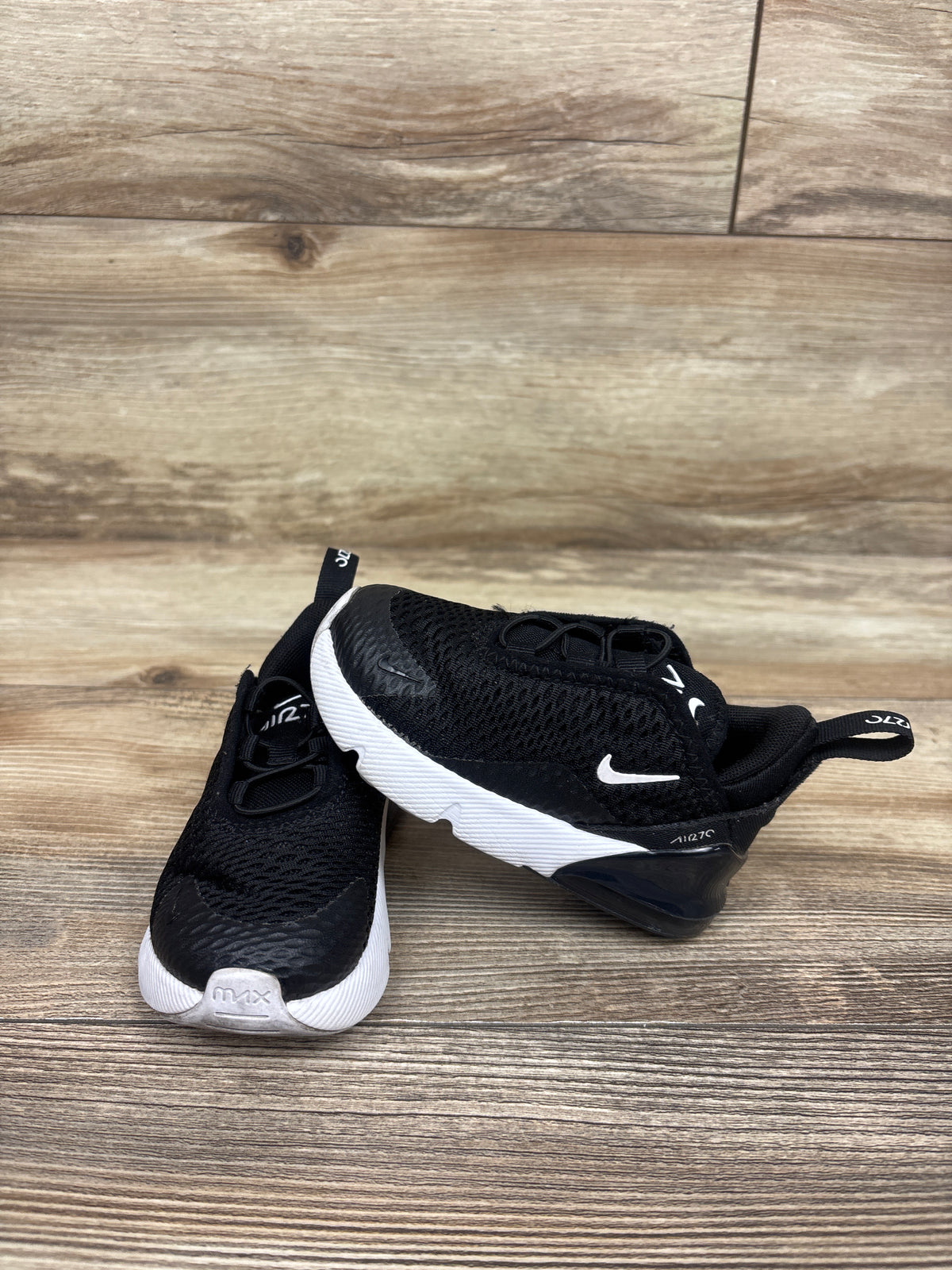 Nike Air Max 270 TD 'Black White' Sneakers sz 6c