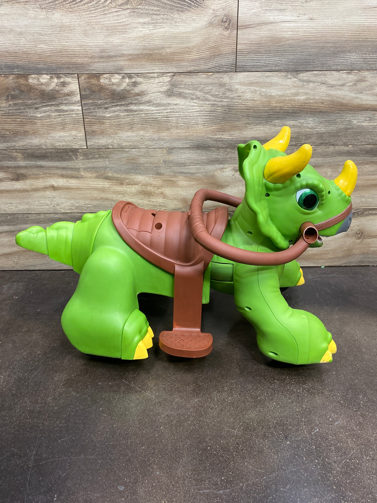 Rideamals Dinosaur Ride-On Toy Green