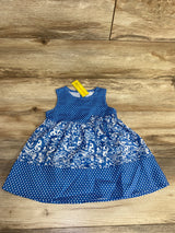 NEW Shein Polka Dot Floral Tank Dress Blue sz 12-18m - Me n Mommy To Be