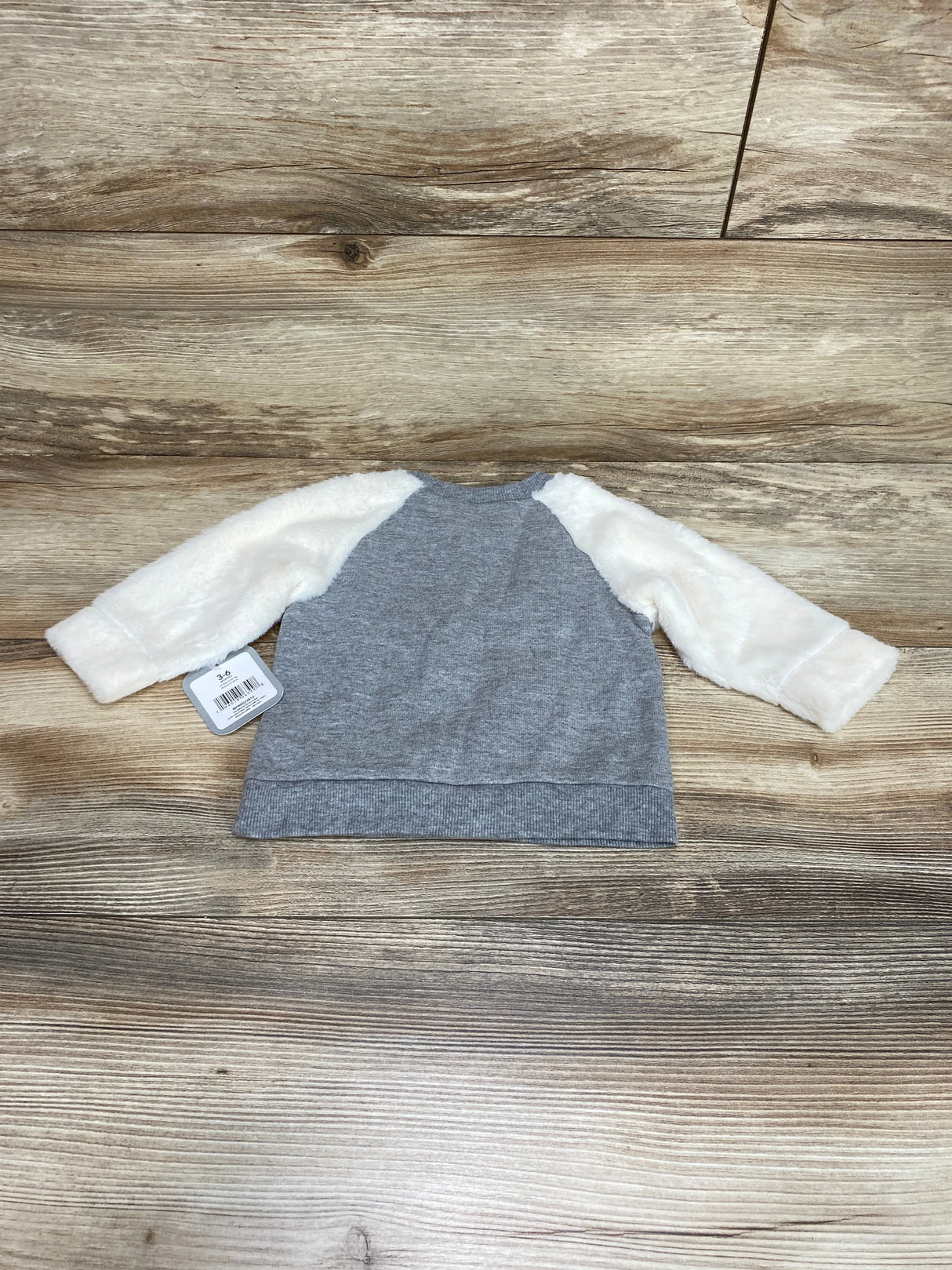 NEW Rene Rofe Polar Bear Sweatshirt White/Grey sz 3-6m