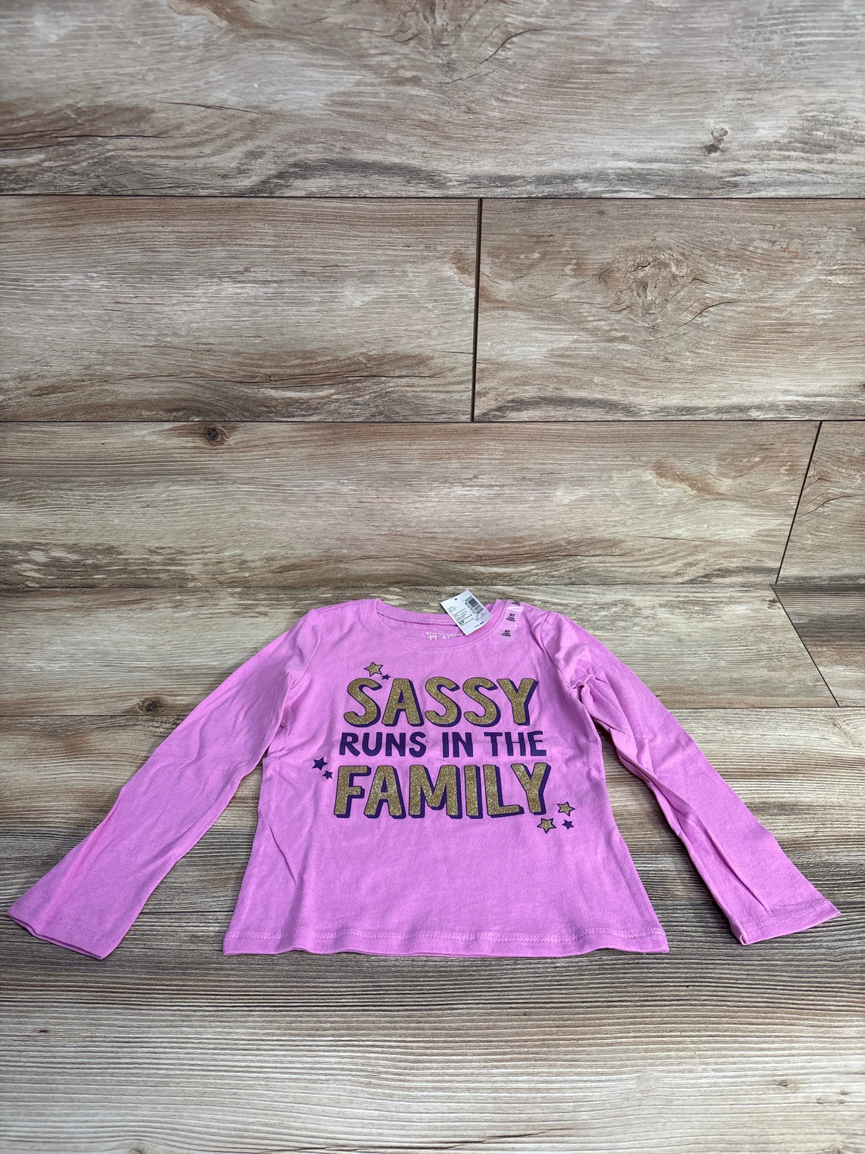 NEW Children's Place Sassy Run's In The Family Pink sz 3T