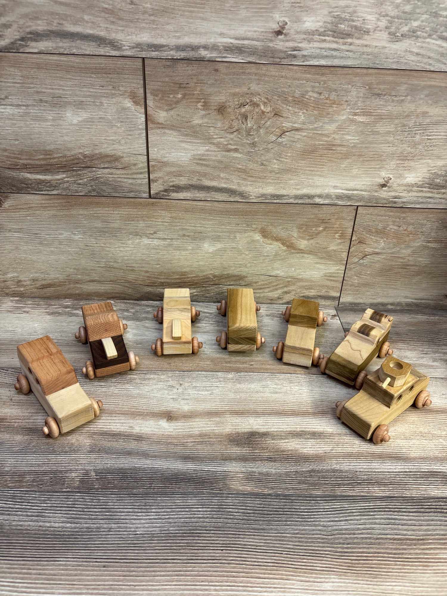 Toys4Kids Wooden Vehicles 7pk