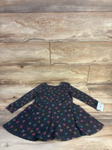 NEW Cat & Jack Heart Print Dress Grey sz 3T