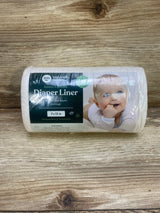 NEW Naturally Nature 100 Sheet Roll Bamboo Diaper Liners