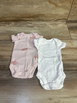 Child Of Mine 2pk Bodysuits Pink sz Preemie