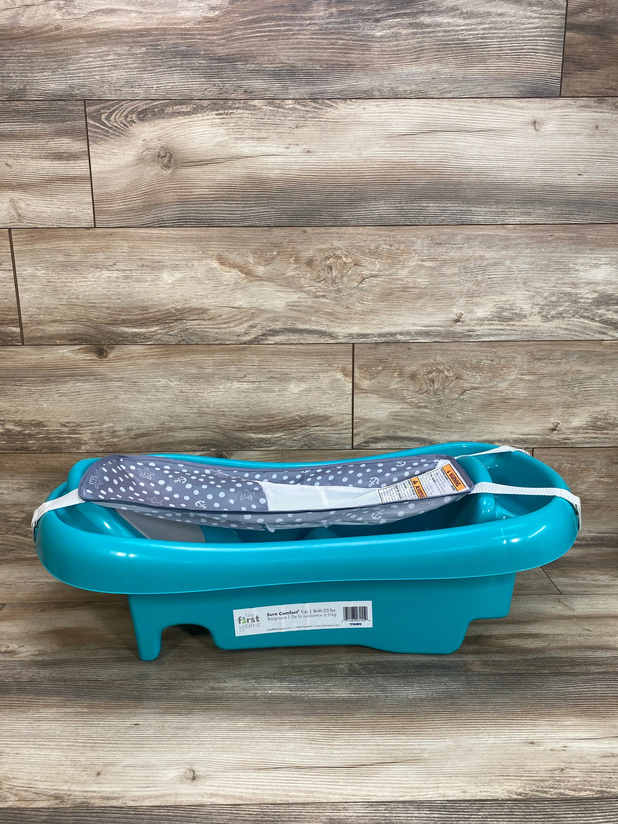 The First Years Bathtub w/ Sling Sure Comfort Teal