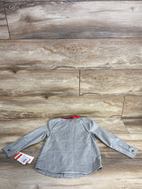 NEW Cat & Jack Button Up Shirt & Bow-Tie Set Grey sz 4T
