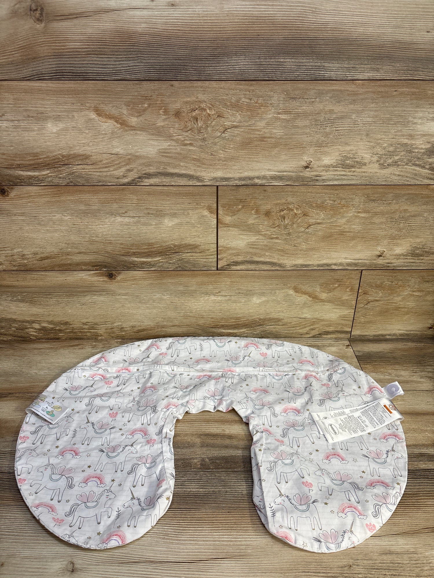 Boppy Nursing Pillow Cover in Rainbow Unicorn