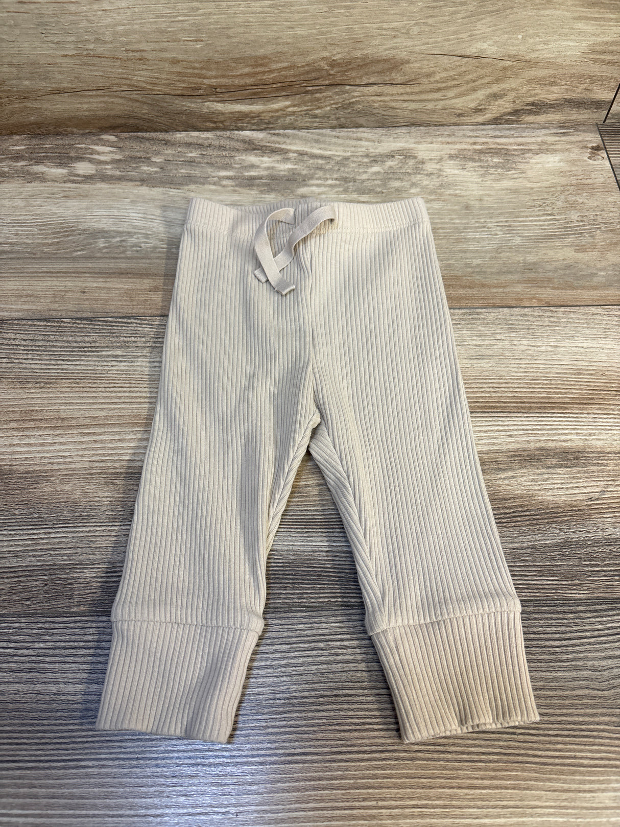 Baby Gap Ribbed Drawstring Pants Beige sz 3-6m