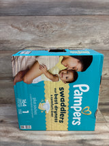 NEW Pampers Swaddlers Diapers 164ct. Size 1