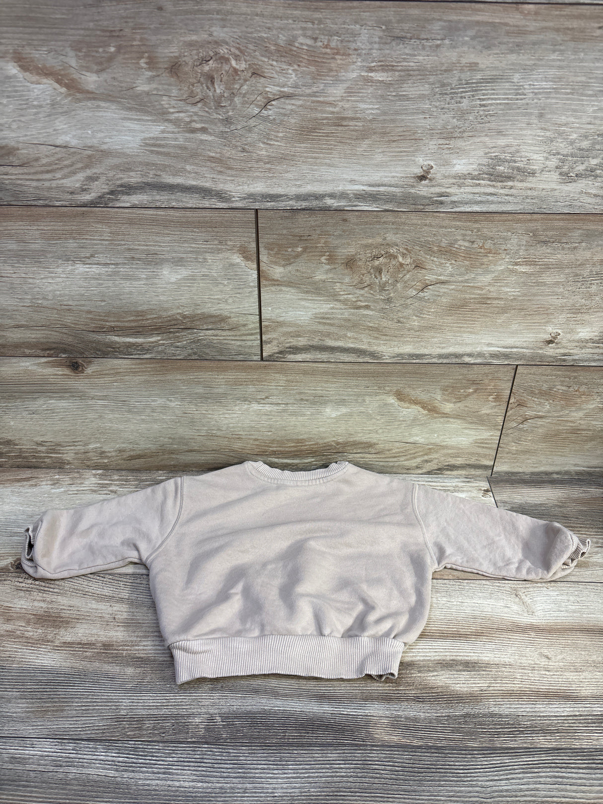 Easy Peasy Pullover Sweatshirt Tan sz 18m