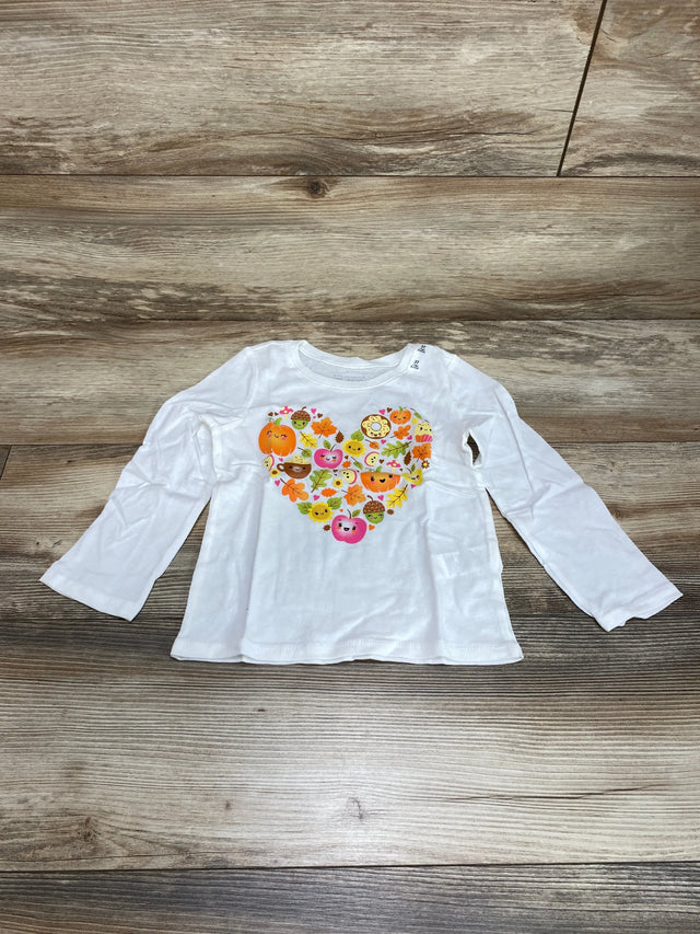 NEW Children's Place Ivory Fall Heart sz 3T - Me n Mommy To Be
